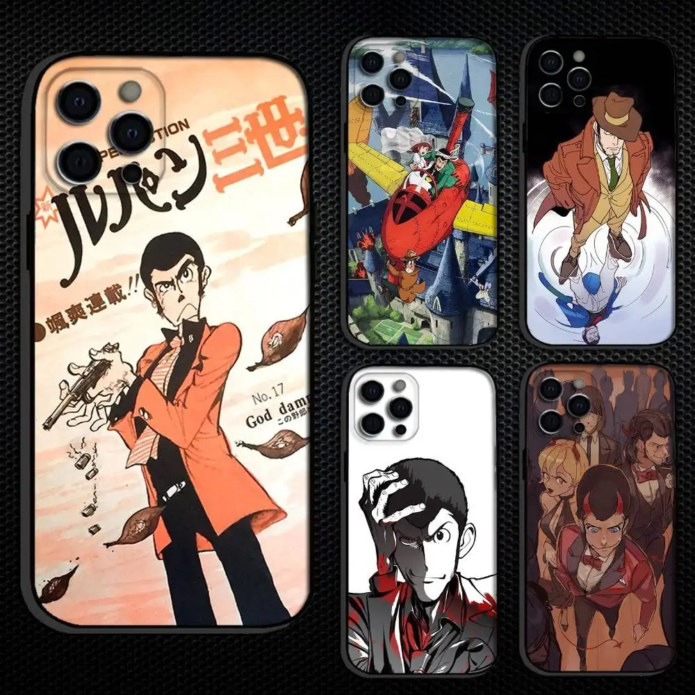 

L-Lupin The T-Third Phone Case For iPhone 16,15,14,13,12,11 Plus,Pro Max, Others Soft Black Cover