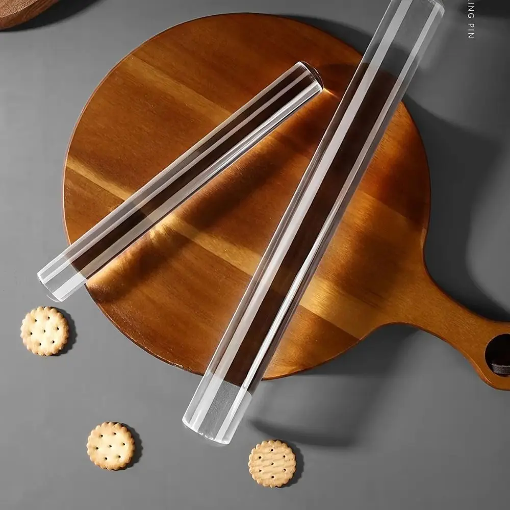 

Food-Grade Acrylic Rolling Pin Transparent Easy To Clean Clear Dough Roller Non-Stick Multipurpose Baking Stick Biscuit