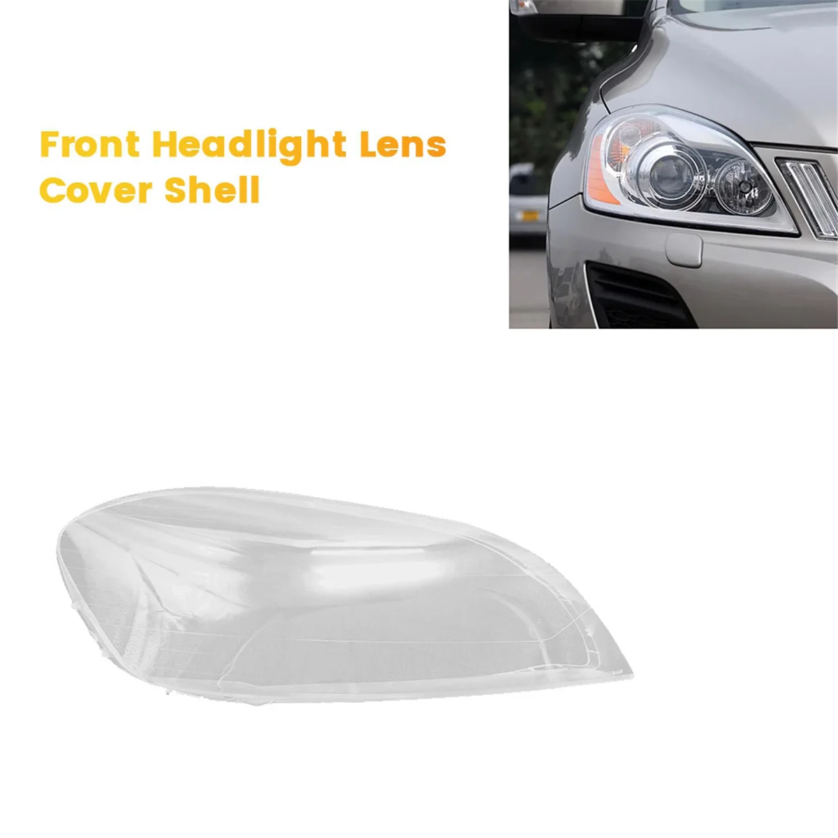 Car Front Headlight Shell Lampshade Transparent Lens Cover for Volvo XC60 2009 2010 2011 2012 2013 Headlamp Cover Right