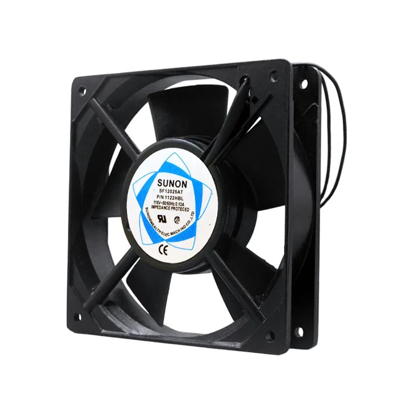 ORIGINAL P/N1122HBL SF12025AT 115V 12025 120*120*25mm NEW COOLING FAN RADIATOR