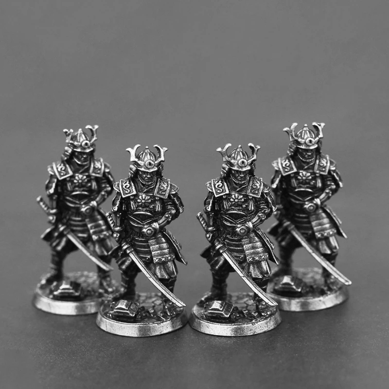 Desktop Miniature Accessories Metal Ancient Soldier Series Model Toys Action Figures Board Game Chess Pieces Decoration Craft