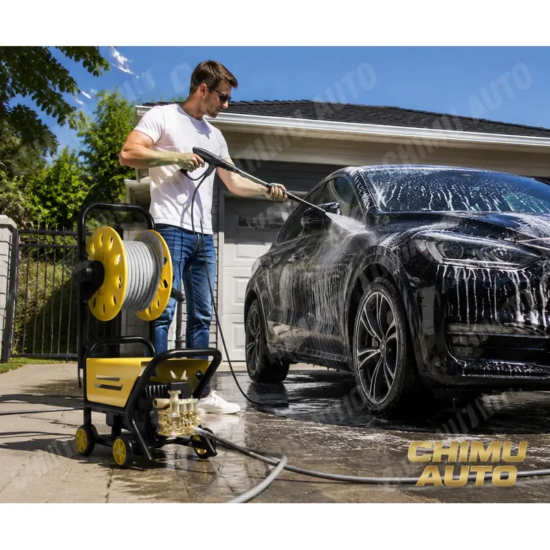 【CHIMU AUTO】 220V High Pressure Washer Portable Car Wash Machine Powerful Cleaning Water Pump for Auto