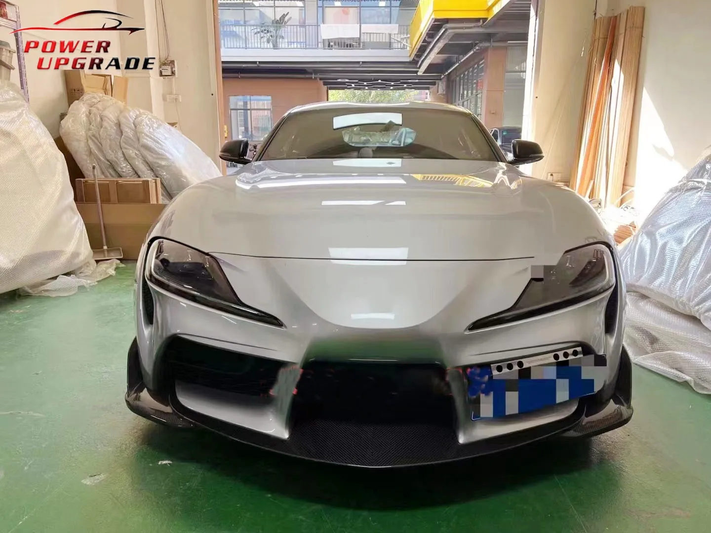 For Toyota Gr Supra A90 A91 Mk5 Toms Style Front Lip Spoiler Carbon Fiber Front Splitter Bumper Spoiler Chin Car Accessories