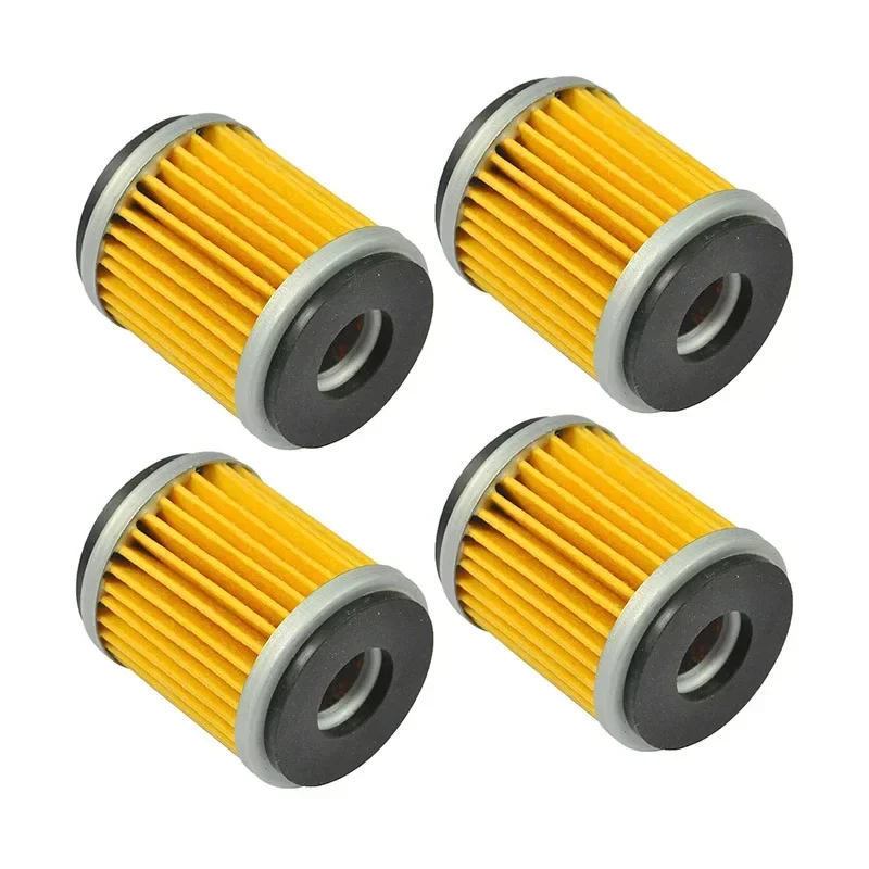 4Pcs Motorcycle Oil Filters For Gas Gas EC250 10-11 HM MOTO 125 CRE-F CRM F-X 08-15 Scrambler City Trail Locusta Urban 11-15