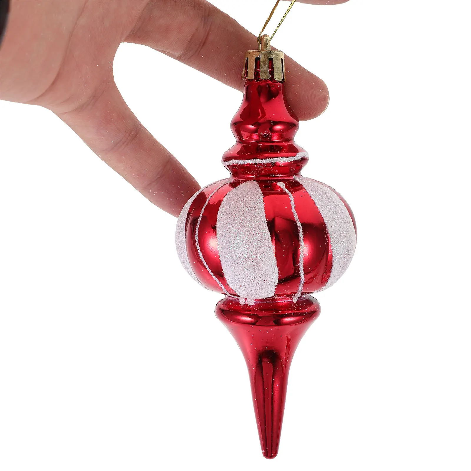 

4pcs Colored Painting Gourd Hanging Ornament For Christmas Tree Xmas Party Decorations Hanging Decors Xmas Tree Ornaments Party