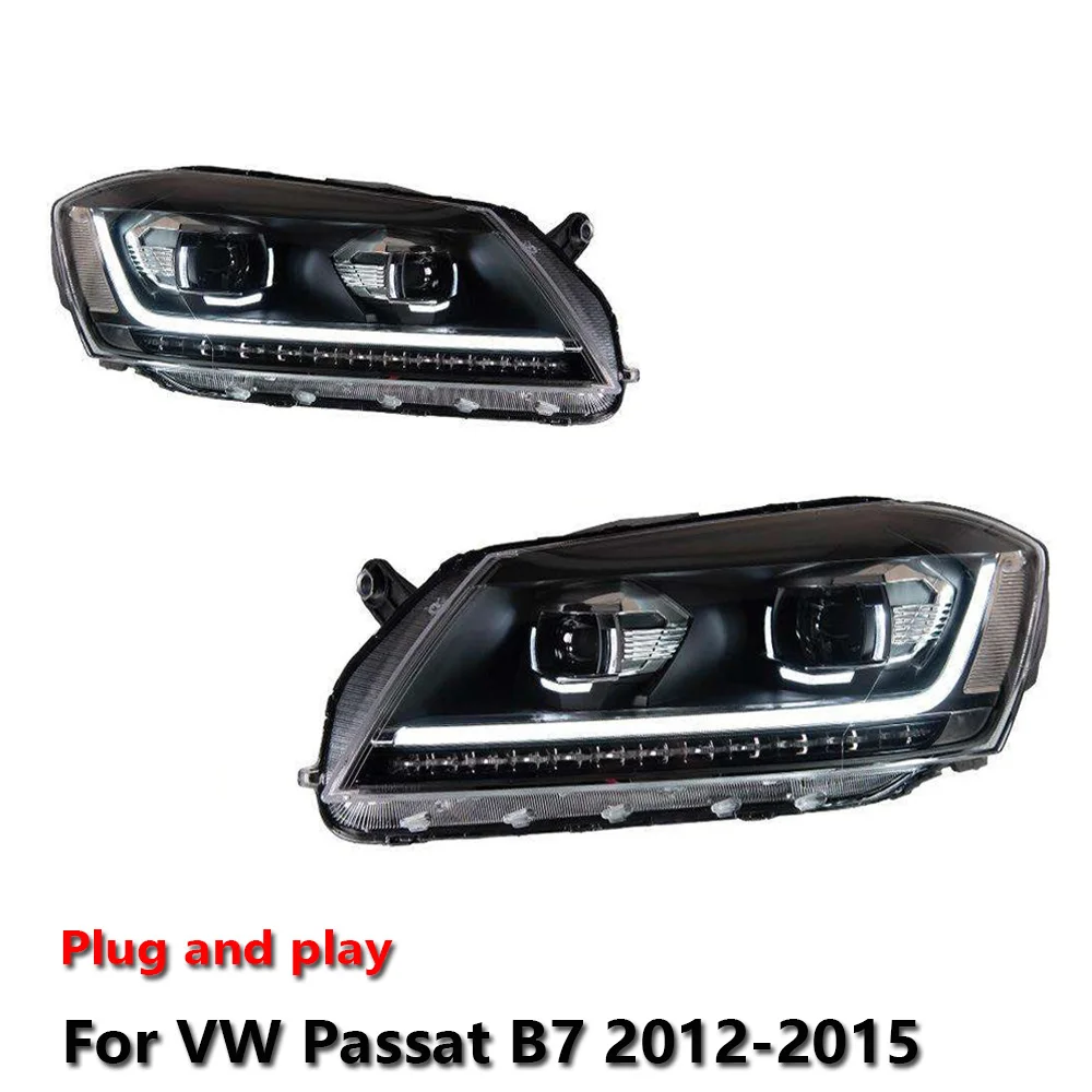 

Аксессуары для фар автомобиля VW Passat B7 2012-2015: DRL, стоп-сигнал, указатель поворота, система Plug and Play, автоматическое освещение.