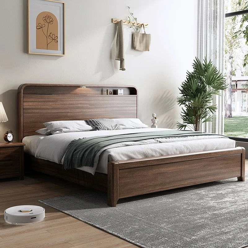 Cabinets Queen Size Beds Drawers Adults Simple Master Frame Beds Storage Box Vintage Camas De Dormitorio Bedroom Furniture