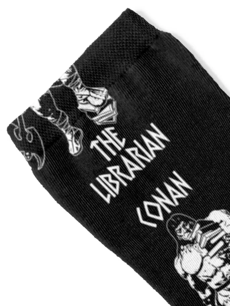 Conan the Librarian! Socks Crossfit retro Toe sports kawaii Boy Socks Women's