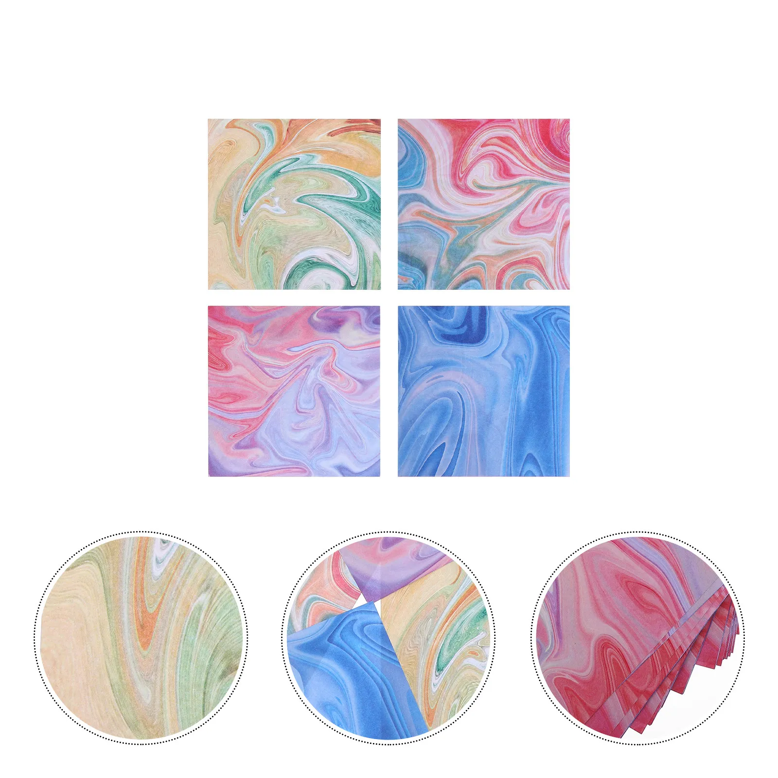 400 Sheets Crane Paper Double Sided Colorful Art Folding DIY Craft Supplies Decor Projects Safe Kids Educational Toy