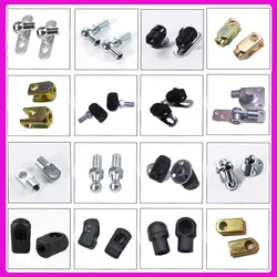 4 Pcs M6/M8 Female/Male Thread Car Gas Spring Universal Strut Joint Connector End Fitting Connectors Replacement Fixed