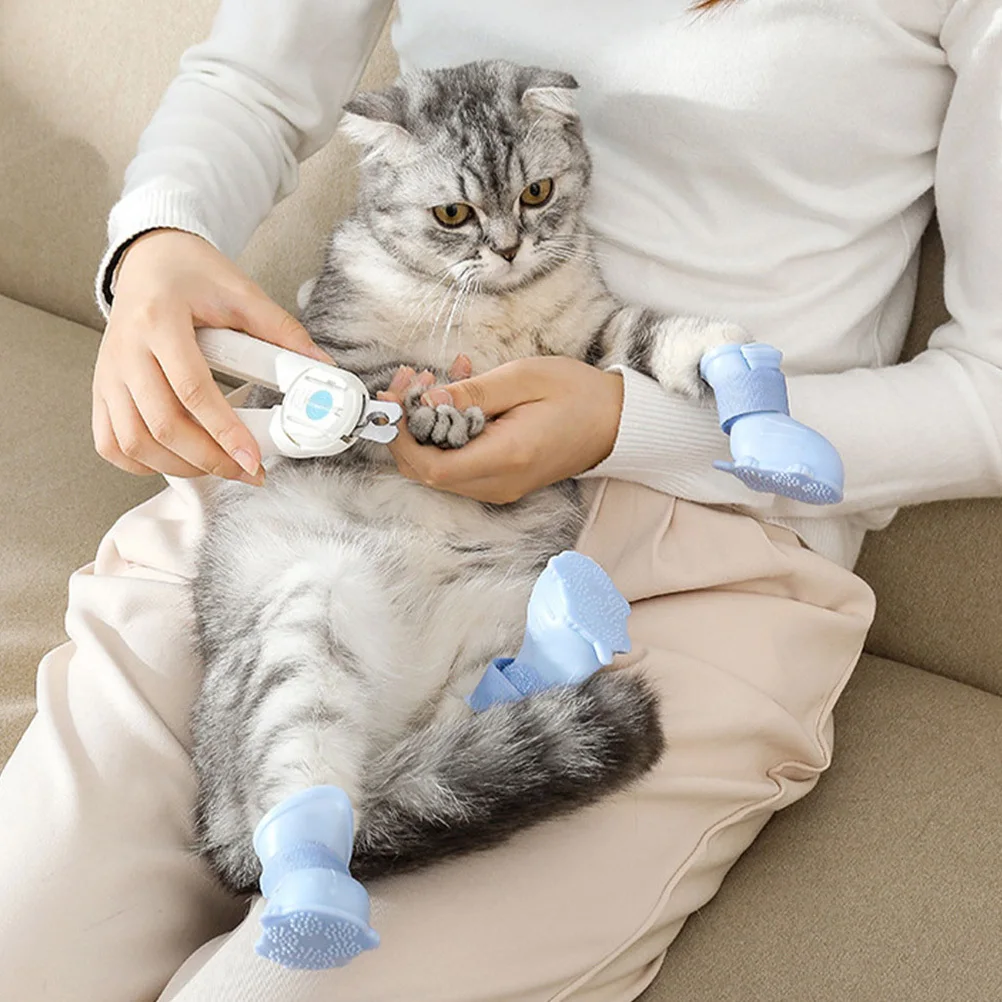 

4Pcs Dog Waterproof Rain Boots Anti-Slip Breathable Pet Shoes for Daily Use and Rainy Days Dog Rain Boot Pet Supplies