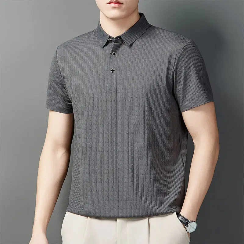 

Summer New Men Clothes Short Sleeve Fashion Golf Polo Shirt Summer Fashion Slim Fit Breathable Casual Top Shirts nfvc-1165