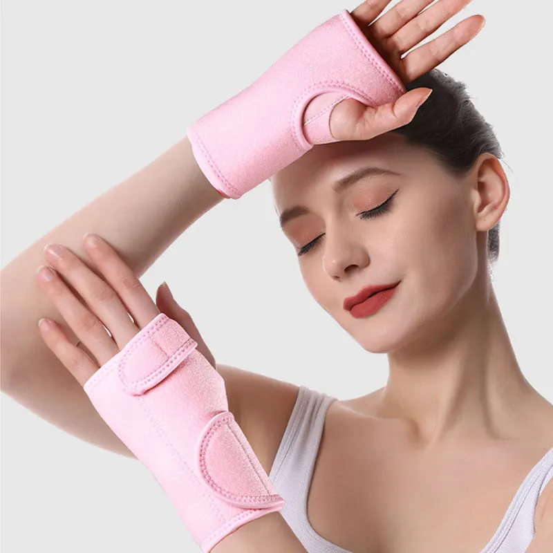 The New Tendon Sheath Wrist Guard Fixed Wrist Strap Breathable Adjustable Anti-sprain Fixed Sleeve Wrist Steel Plate Wrist Guard