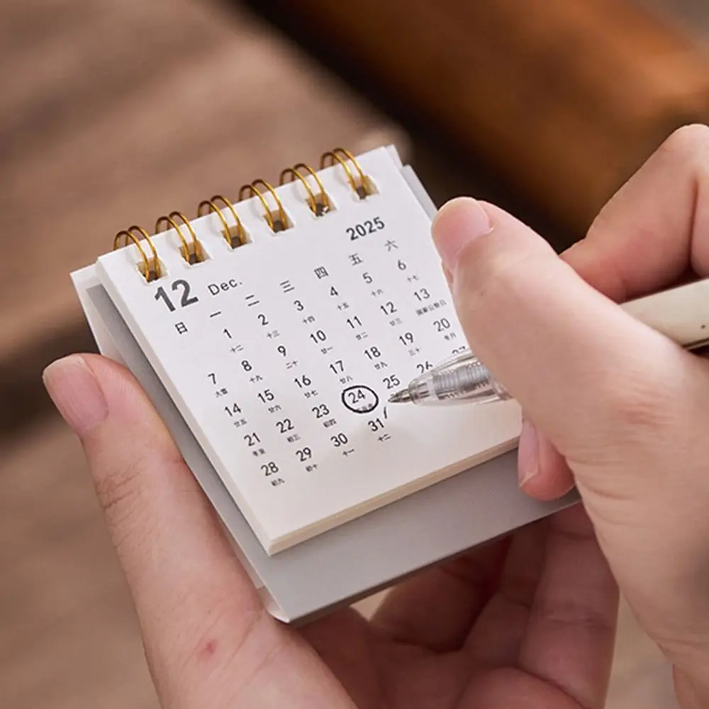 2026 To Do List Desk Calendar Thick Paper Simple Mini Calendar Creative Home Decoration Schedule Planner Desktop Decorations