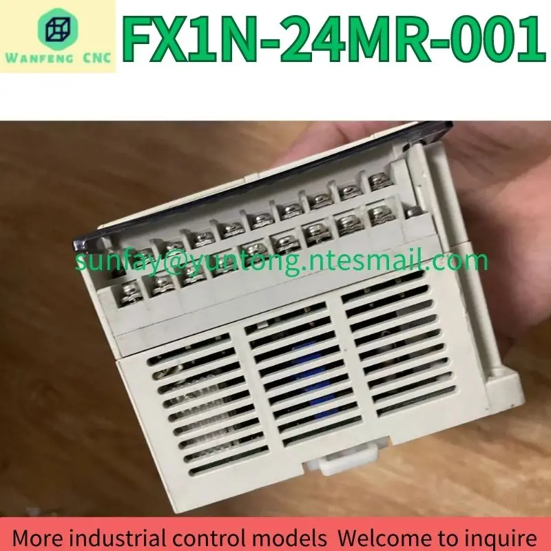 second-hand PLC FX1N-24MR-001 test OK Fast Shipping