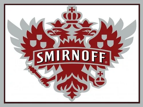 Letrero/Placa Metálica Retro de Vodka Smirnoff, Regalo para Pub, Bar o Cuarto de Hombre
