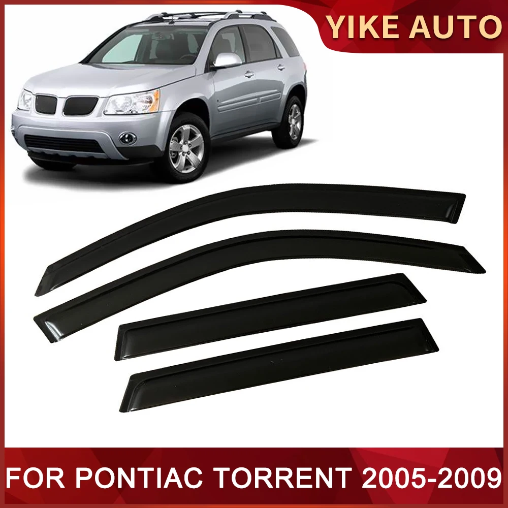 

Window Visor for PONTIAC TORRENT 2005-2009 Weathershied Door Visor Wind Sun Rain Guards Side Window Wind Deflectors Auto