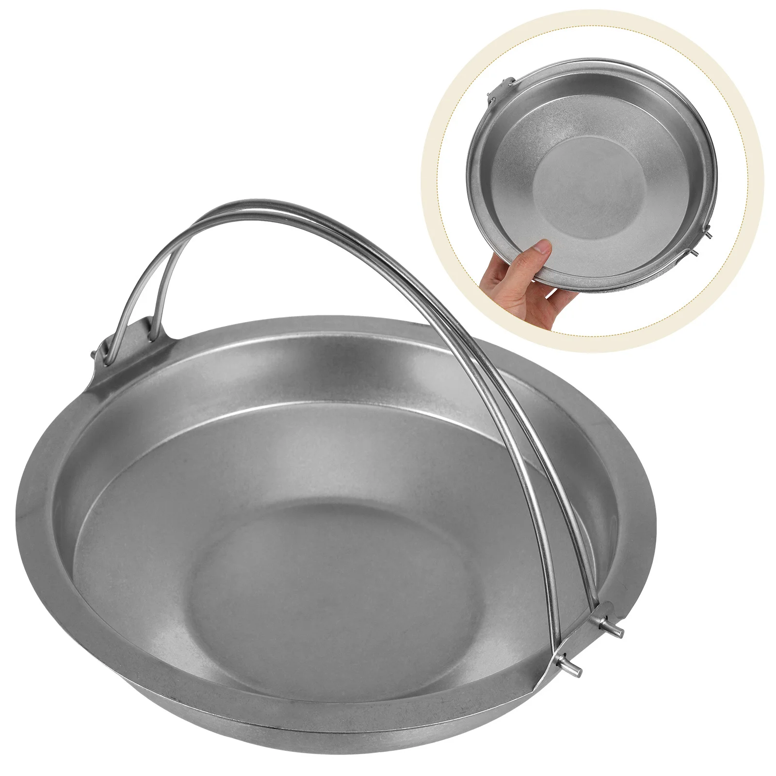 

Stainless Steel Sukiyaki 3.5L Multi-Functional Hot Pot For Home Camping Japanese Style Soup Pot Beef Stock