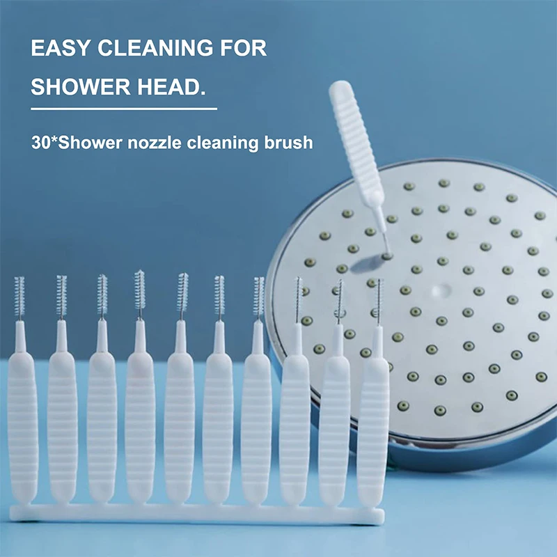 EHEH 10 Pcs Shower Nozzle Cleaning Brushes Kitchen Faucet Cleaning Mobile Phone Socket Gap Anti-Clogging Cleaning Brush