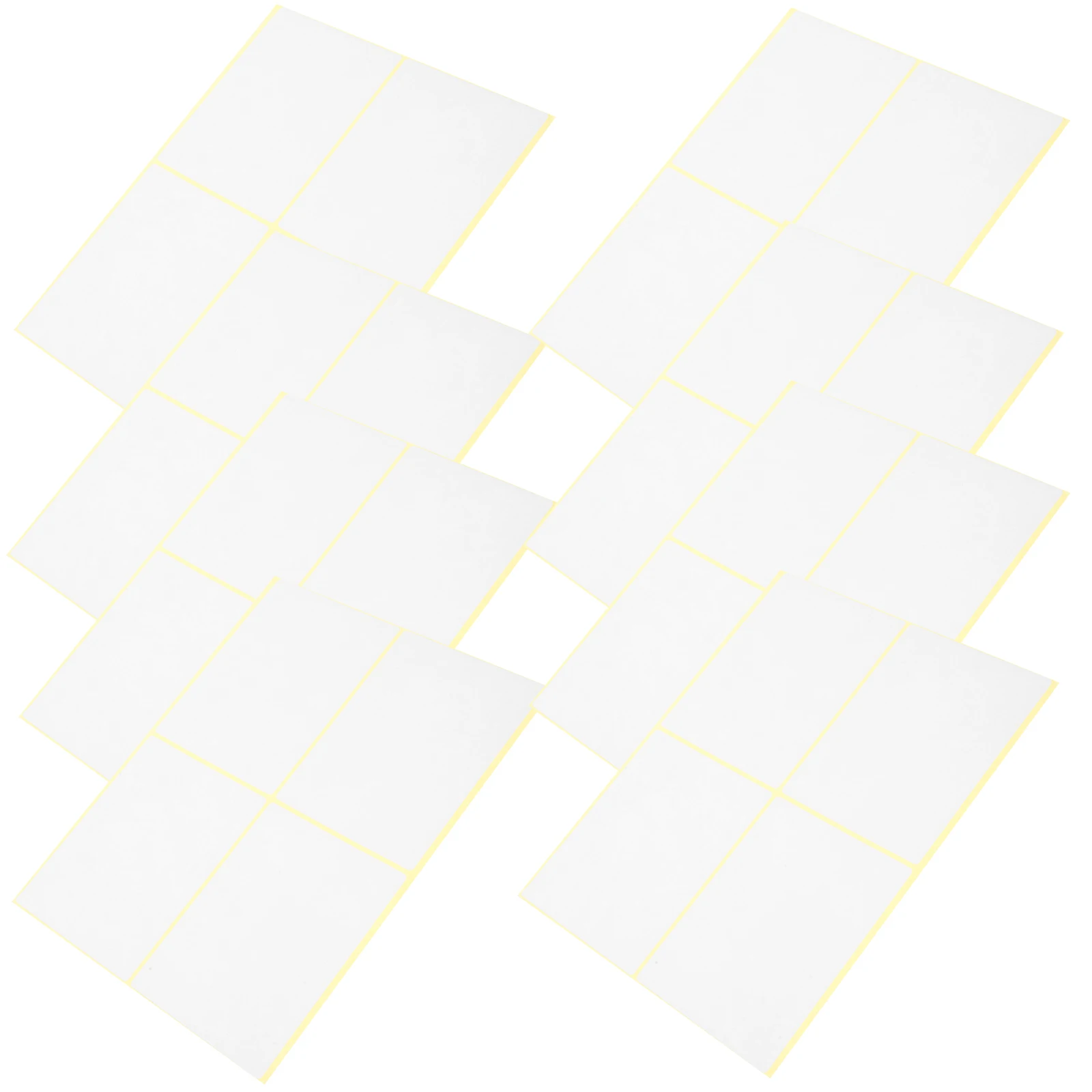 

120pcs Large Adhesive Paper Sticky Self Stickers For Storage Bins Mailing Packages Travel Size Bottles Address Label Stickers