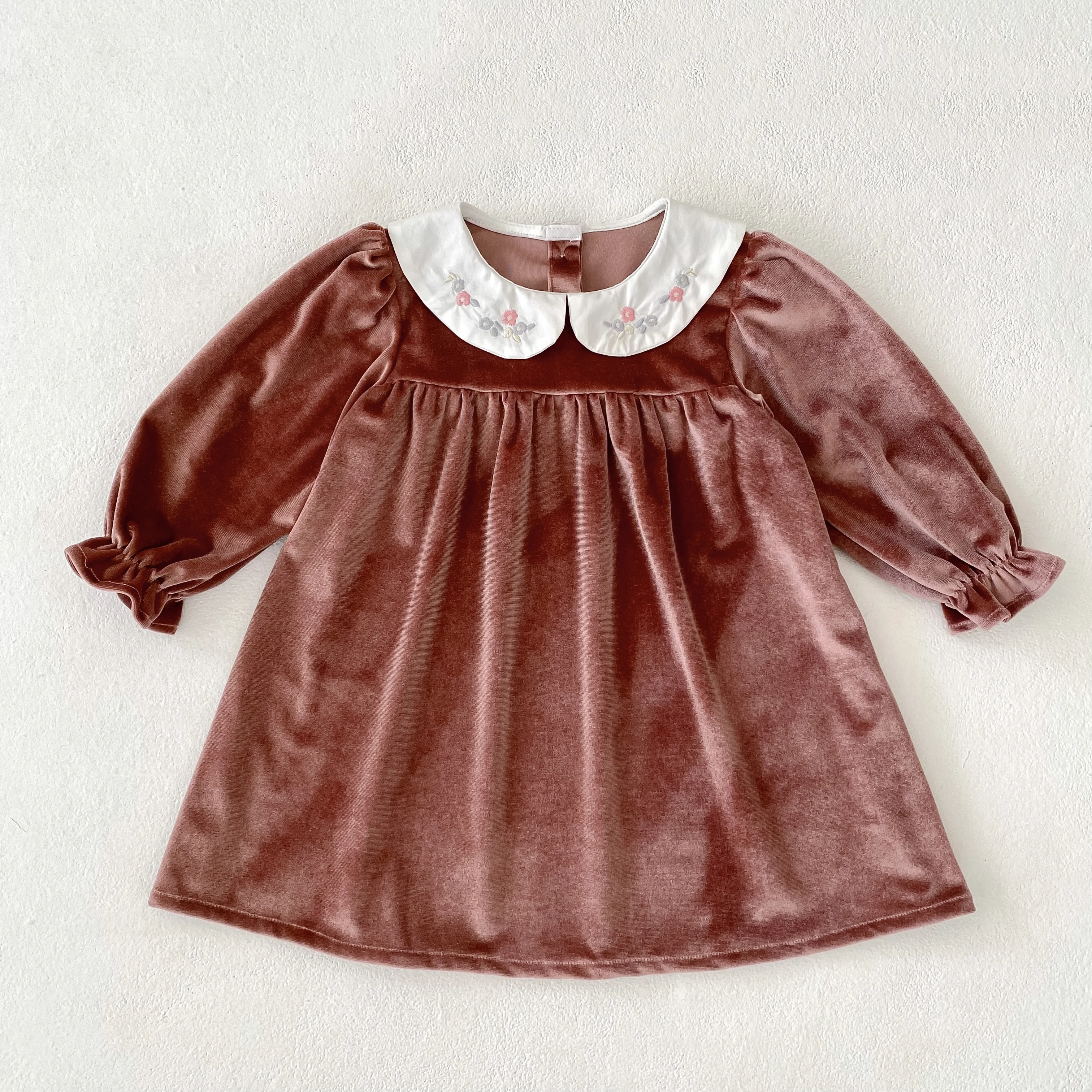 Weihnachten Party Kleid Baby Mädchen Bogen Prinzessin Rüschen Finish Kleid Mode Weihnachten Urlaub Herbst Winter Tragen Kinder Mädchen Kleid – Detail 13