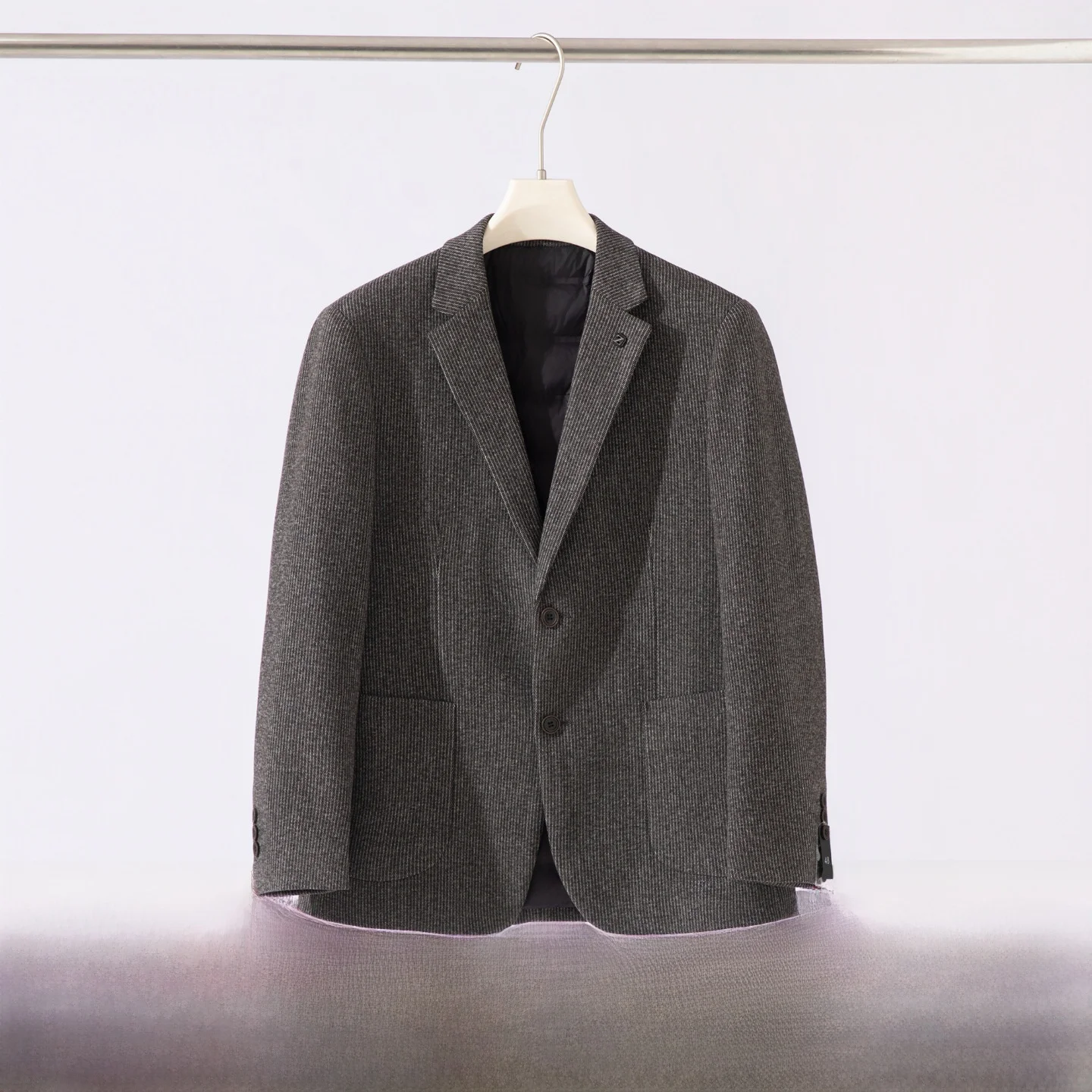 

Italian Vintage Inspired Men's Wool Blend Busin Casual down Jaet Warm Sli Autumn Winter Faion Outerwear