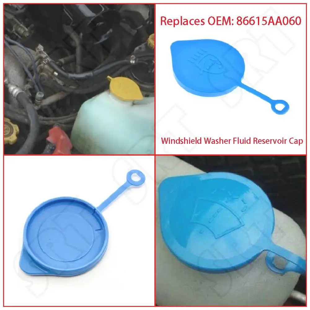 

86615AA060 Car Accessories Fits for Subaru Forester Impreza STI Baja 1998-2005 Windshield Wiper Washer Fluid Reservoir Tank Cap