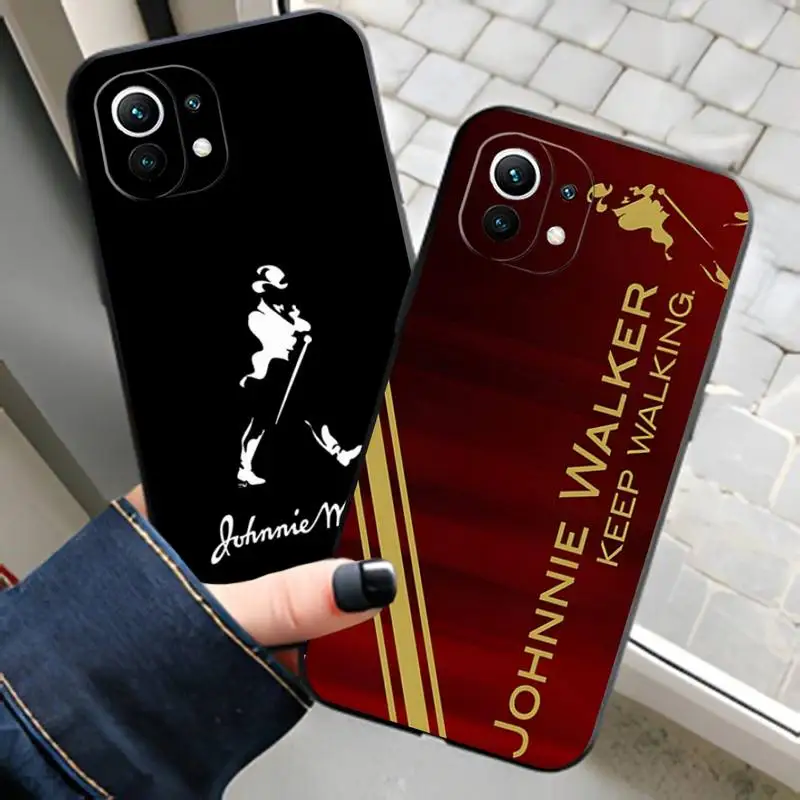 Чехол для телефона с логотипом Johnnie Walker для Xiaomi Poco F3 X3 Nfc M3 9t 10t 11 13 11i 11x11t 12 Pro, противоударный дизайн, задняя крышка