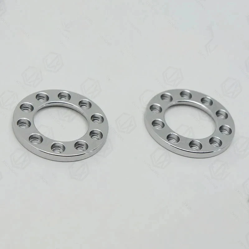 2pcs Simulation Wheel Retainer Upgrade Decorate 1/14 For Tamiya Lesu For Man Actros Car Parts Rc Truck Trailer