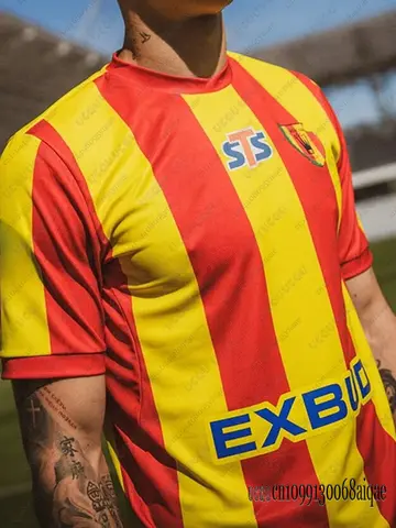 Summer Polish Men Football Jerseys Quick Drying Cycling Shirts Poland Korona Kielce 25-26 Soccer Jersey Adult/Kids Train Uniform