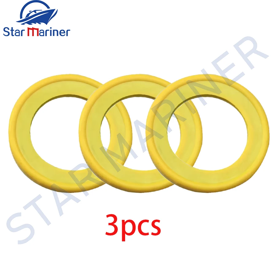 3Pieces Gear Case Lube Oil Drain Plug Washer Gasket 26-830749 For Mercury Marine/Mercruiser Boat Parts