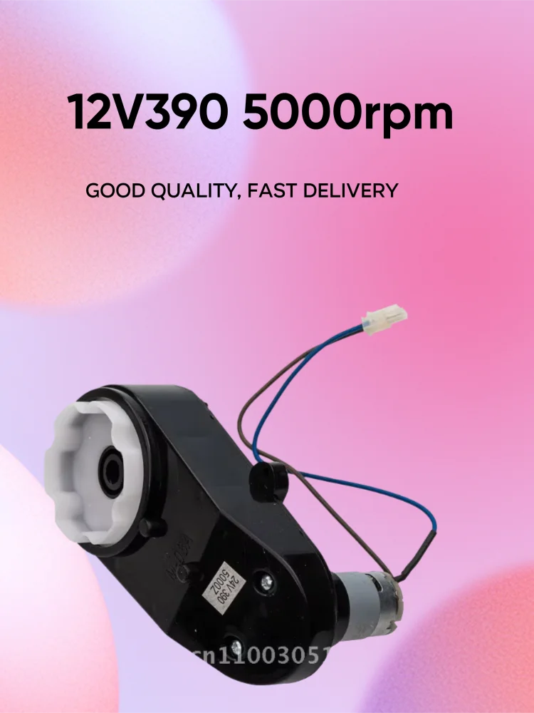 Moteur de direction de voiture électrique pour enfants, boîte de vitesses RS390 5000 tr/min 12V 24V, moteur de Direction télécommandé pour jouets d'équitation pour bébé