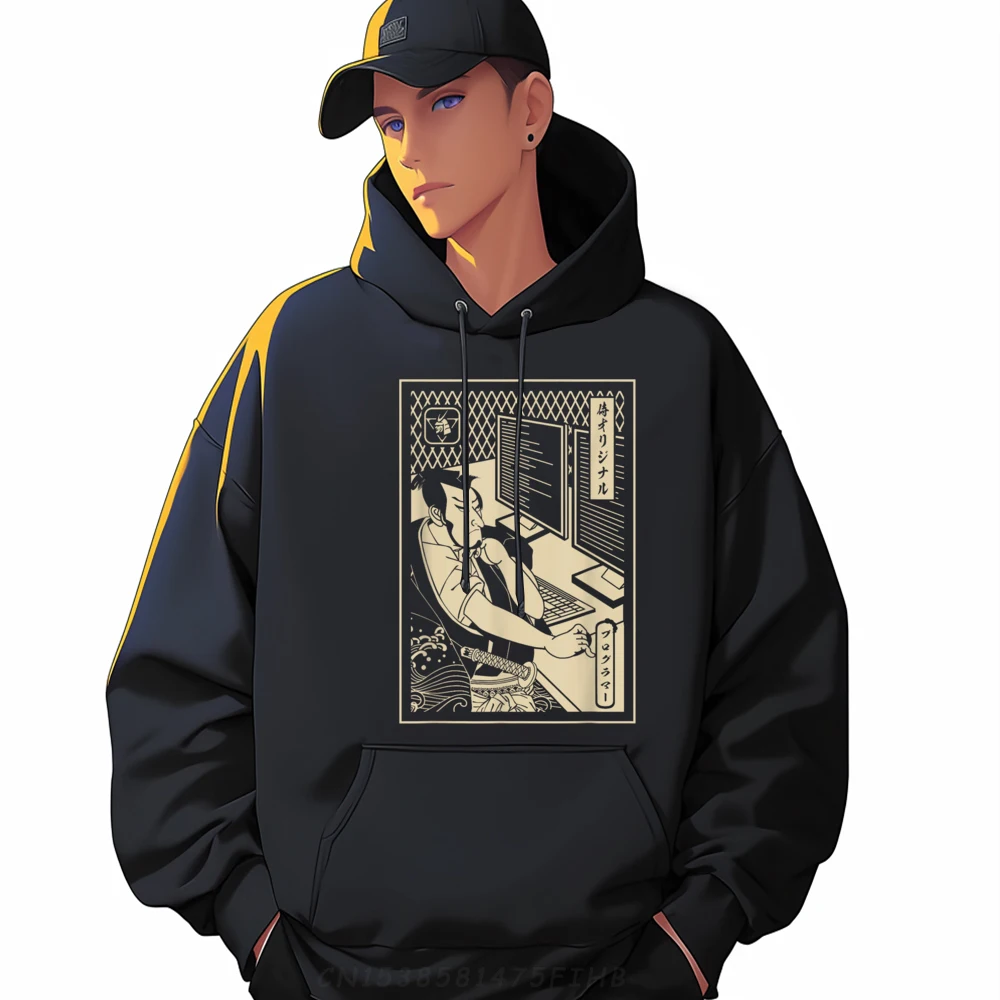 

Programmer Samurai Warrior Computer Developer Samurai Designer Hoodie Men Woman Winter Luxury Brand