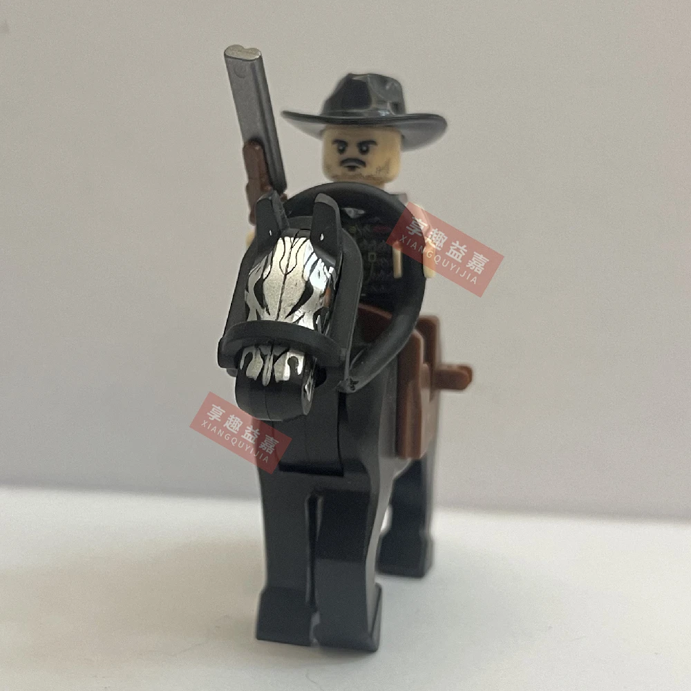 Police Wolf or Deer Detective Science  Valkyrie Building Blocks DIY mini action toy figures Assemble Bricks Children toys Gifts