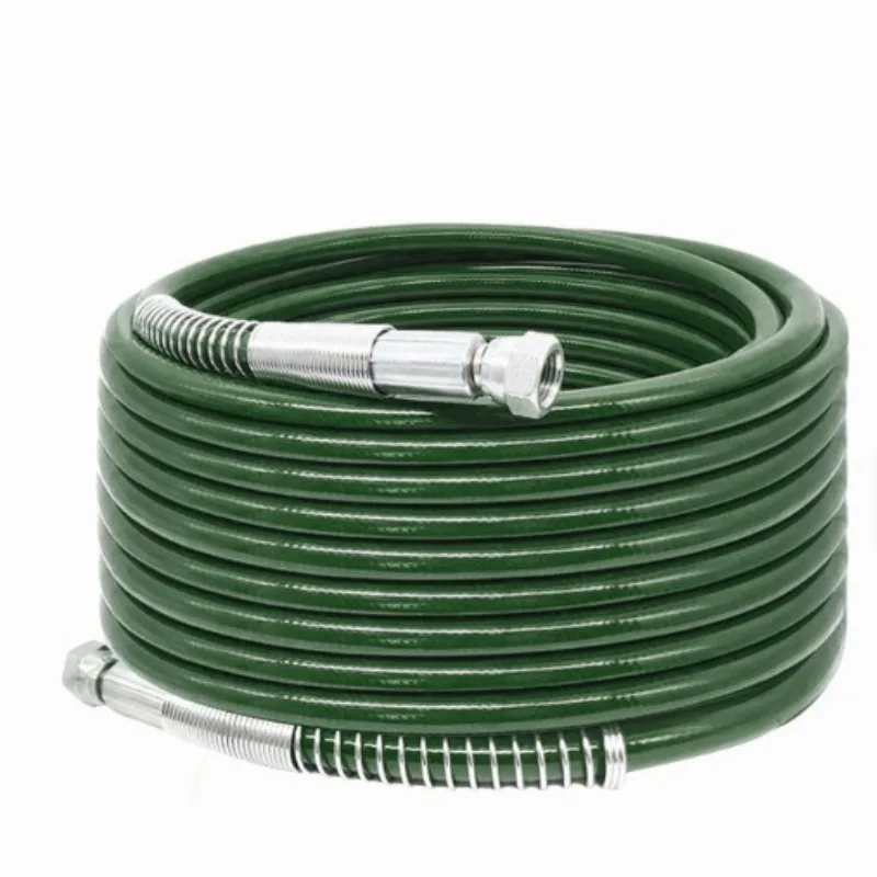 Tubo flessibile ad alta pressione per spruzzatore airless, tubo per mastice per vernice in lattice in fibra di acciaio resistente all'usura e antideflagrante, accessori universali