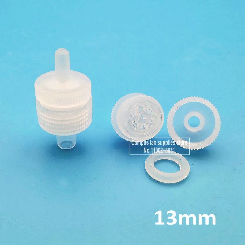 10pcs/lot Laboratory 13mm/25mm/50mm Replaceable Plastic Microporous Membrane Filter Holder Empty Filter PP Head