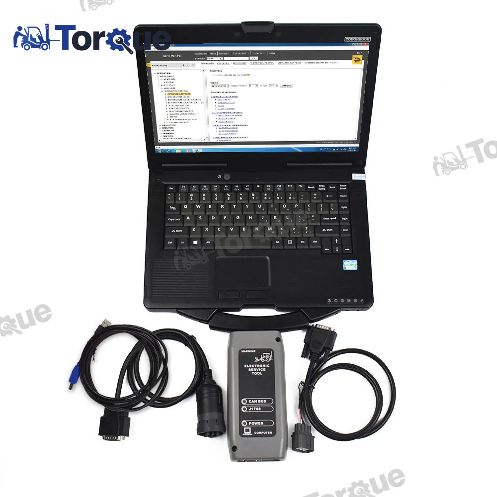 Heavy duty equipment Truck Diagnostic tool for JCB diagnostic V21.2.6 kit JCB Electronic scanner tool with SPP CF52 laptop