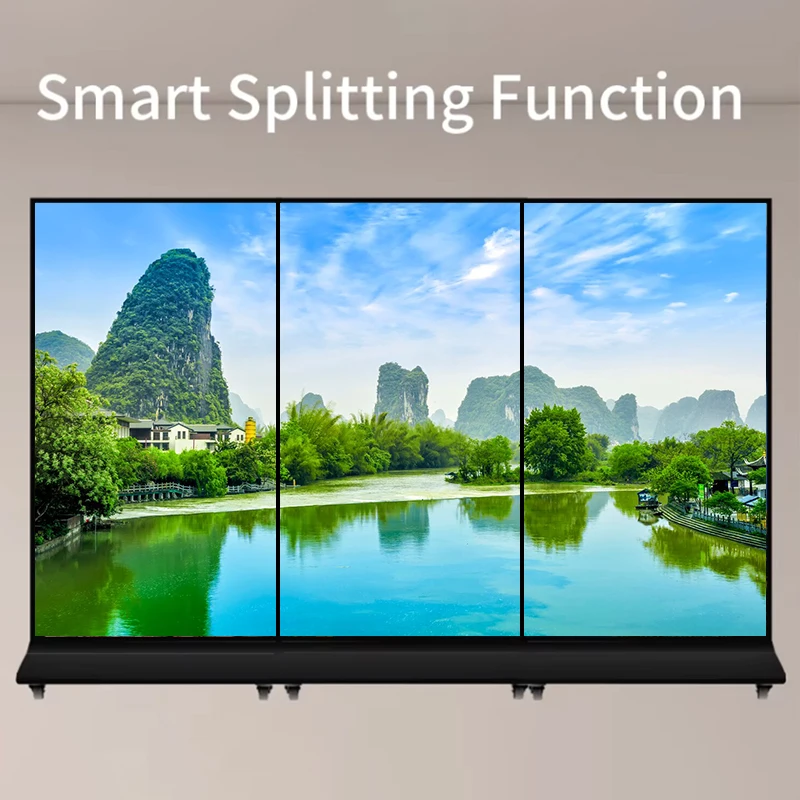 Displays Lcd Display Advertising Free Standing Screen Digital Signage Floor Standing Advertising Display Full Tv