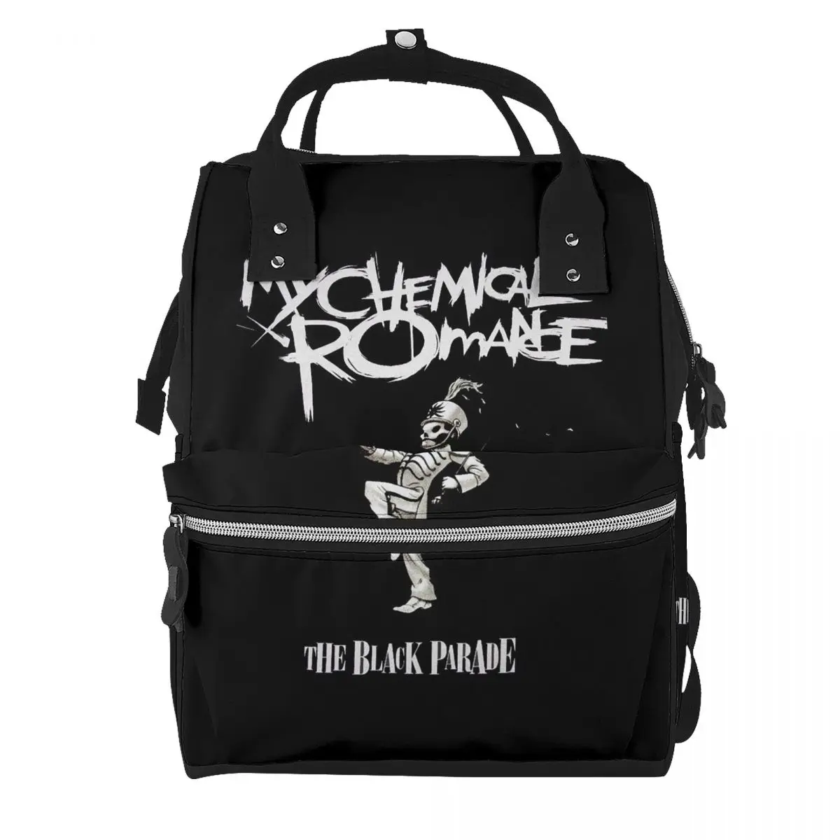 Rock MCR My Chemical Romance Student Backpack School Bag Hiking Travel Daypack for Men Women Bookbag Shoulder Bags