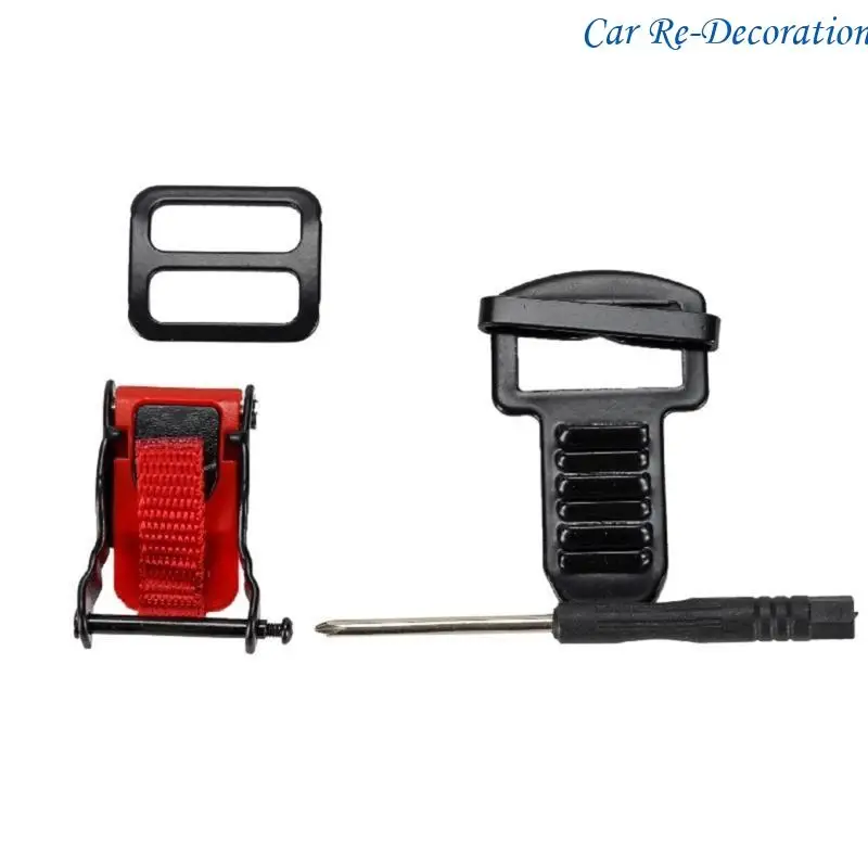 

R58D Fastener Buckle for Motorcycle Helmets Chin Strap Adapter, Simple Installation