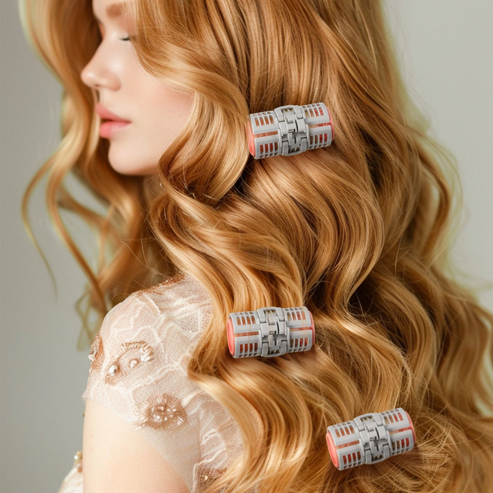 

6 Pcs Plastic Styling Reusable Shaping Clips Hair Women Hair Clips Shaping Hairdressing Curlers DIY Curlers Bangs End