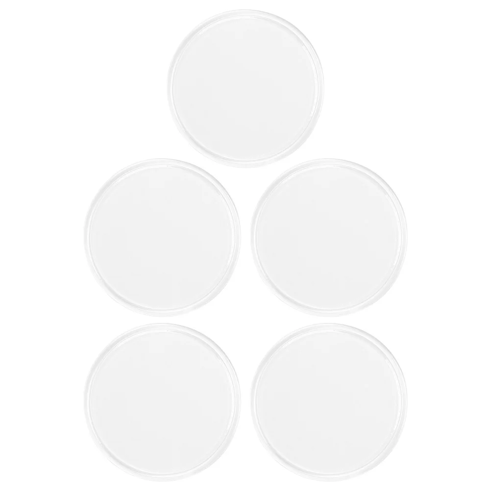 5 pezzi di pallet per ciglia in silicone riutilizzabile superficie liscia non porosa per il controllo della colla facile da pulire ciglia finte supporto per ciglia