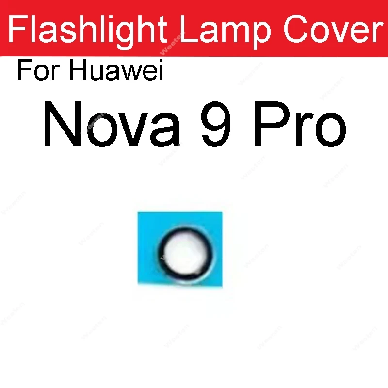 Back Rear Flash Light Cover For Huawei Nova 9 Pro SE Nova 10 Back Flashlight Lamp Shell Holder Replacement Repair Parts