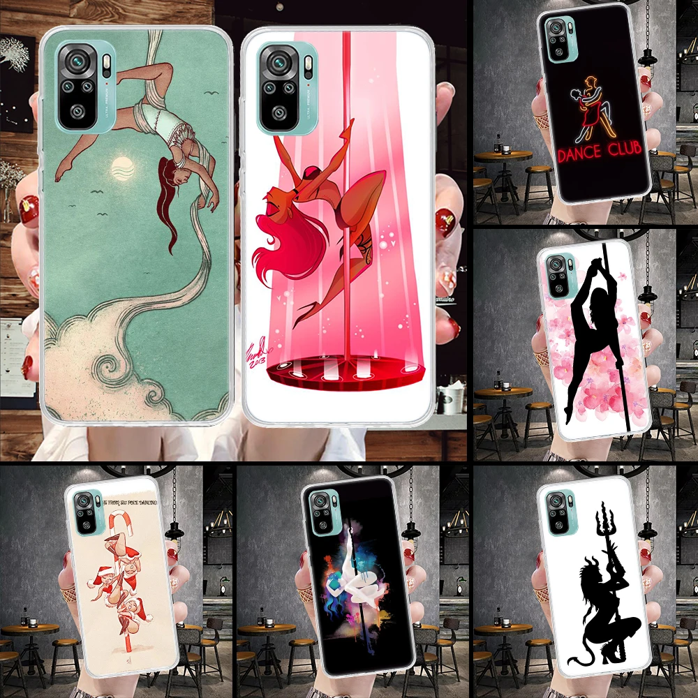 Pole Dancer Dancing Soft Phone Case For Xiaomi Redmi 9A 9C 9T 10A 10C 12 12C 10 9 10X 8A 8 7A 7 6A 6 Pro K40 K20 K30 Cover