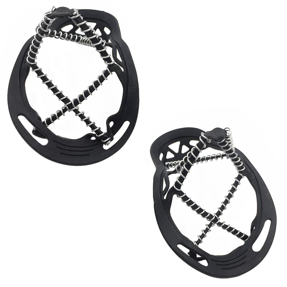 Climbing Snow Crampons Shoes Cover Anti-skid Cleats Snowfield for Hiking Ice Anti-slip