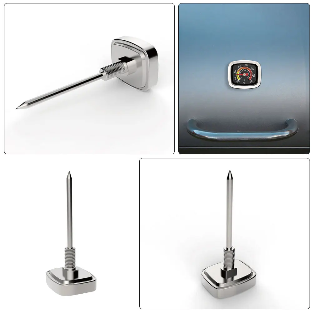 

Oven Thermometer Stainless Steel Temperature Gauge For Baking Cooking Grilling Heat Resistant Kitchen Gadget Bbq Smoker Food