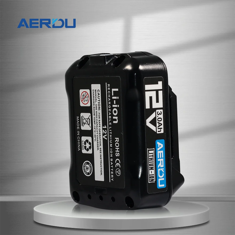 AERDU 10,8 V 12 V Tatsächliche Kapazität 1,5 Ah-3 Ah Werkzeuge Li-Ion Akku Für Makita 10,8 V 12 V BL1021B BL1041B BL1016 BL1015 BL104 DF331D