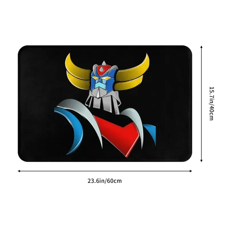 Goldorak Grendizer Floor Door Bathroom Kitchen Mat Anti-Slip UFO Robot Goldrake Doormat Bedroom Entrance Rug Footpad Carpet