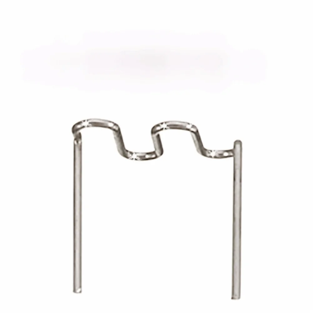 500Pcs Fitting Rustless Steel Welding Staples Wave Solid Staples Smooth Practical Wave Hot Staples For Auto Bumper