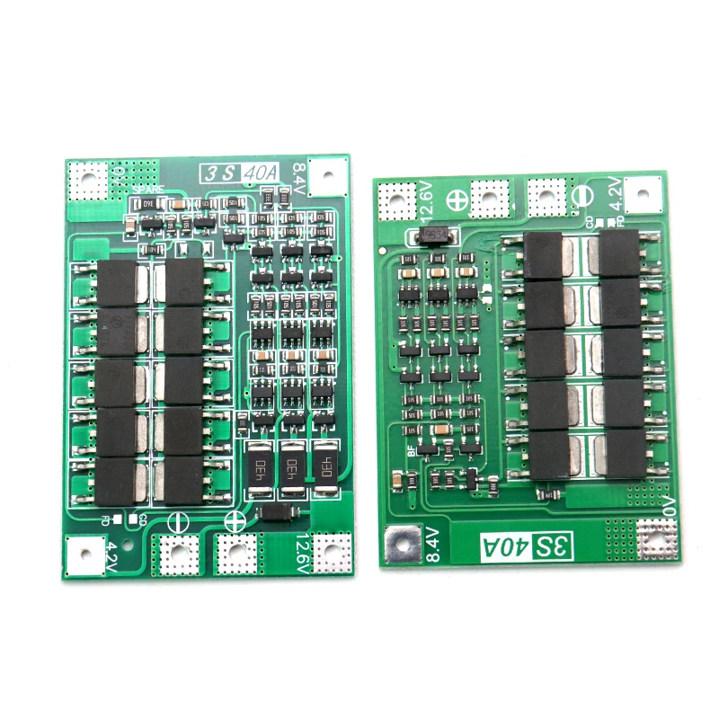 3 corde di 11.1V 12.6V 18650 scheda di protezione della batteria al litio con equalizzazione trapano startable 40A corrente